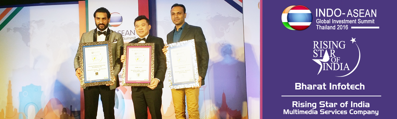 Mr. Harish Saini with award winners in International event