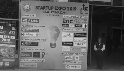 Sponsored Startup Expo 2019 at Pragati Maidan