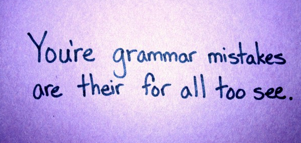 grammatical errors