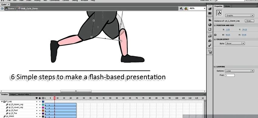 make presentation with flash